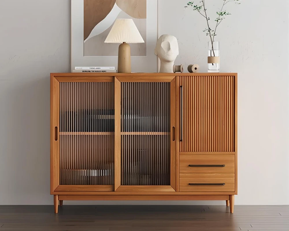 gray sideboard buffet